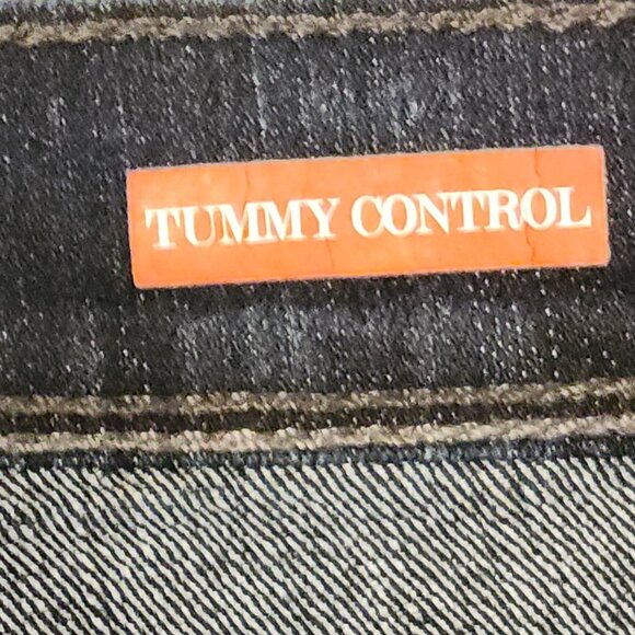 Style & Co. Women's Denim Blue Jeans Dark Wash Tummy Control Size 14 Short - Picture 9 of 16